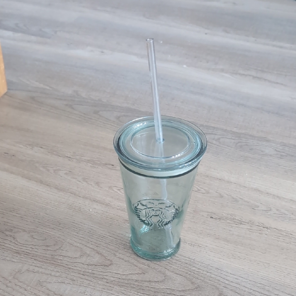 Starbucks Green Tumbler with Straw